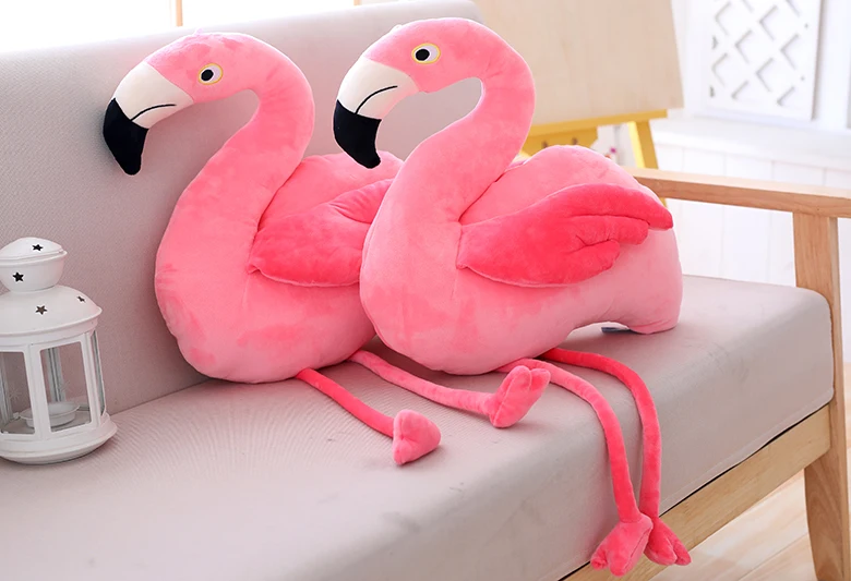 Милый мягкий Фламинго имитация птица плюшевая игрушка девочка подарок на день рождения украшение дома