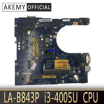 

For Dell Inspiron 15 5458 5558 5758 Laptop motherboard I3-4005U CPU AAL10 LA-B843P CN-07KTXF 07KTXF Mainboard test good