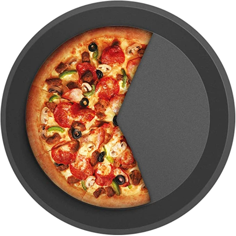 Round Nonstick Household Mould Pizza Pan Oven Baking | Дом и сад