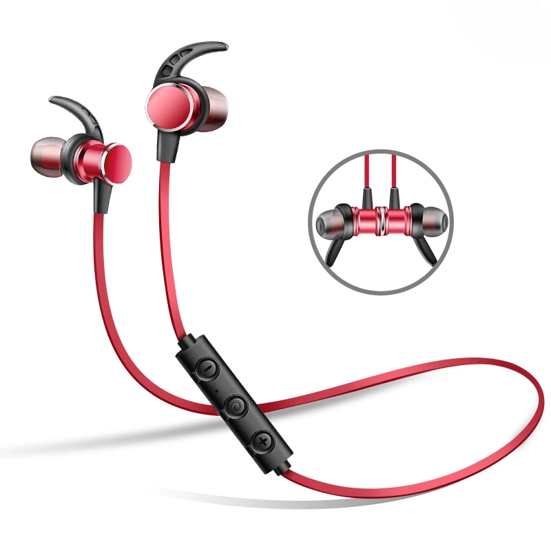 Bluetooth наушники водонепроницаемые, Беспроводные спортивные наушники Hi-Fi бас стерео наушники шумоподавление Гарнитура для тренировки бег