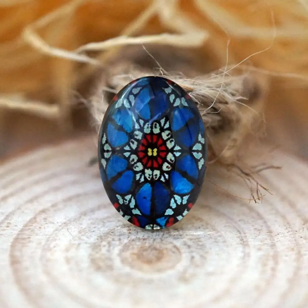 

10PCS/lot oval 10MM x 14MM/13MM X 18MM Glass Cabochon for bracelet necklace earring rings brooch DIY Jewelry hand made supply