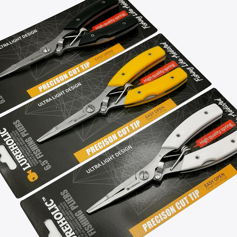 Fishing Accessories Mini Pliers Tool Small Slip Ring Lures Stainless Steel Fishing Plier Braid Line Cutter LUREHOLIC fishing pliers,fishing tools,fishing tool,fishing accessories,fishing tackle