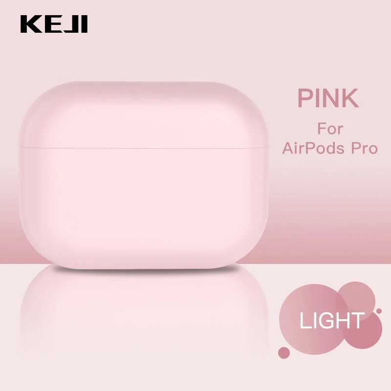 Pink Силиконовый чехол для AirPods Pro, силиконовый чехол, беспроводные Bluetooth наушники для AirPods 3, силиконовый чехол, защитный чехол для Airpods Pro - Цвет: Pink