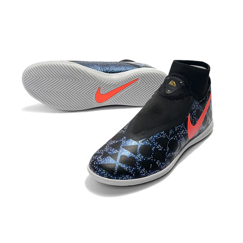 Nike Phantom Vison Academy DF IC; большие размеры 39-45 Футбол бутсы кроссовки Для мужчин Мужская футбольная обувь Zapatillas Deportivas Hombre; большие размеры