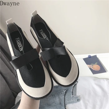 

Ins retro 2019 new Mori girl small leather shoes soft bottom literary soft sister scrub cute Japanese single shoes