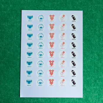 

Waterproof and tear proof mother and baby products stickers name stickers custom milk bottles, water cups, clothes, socks stic