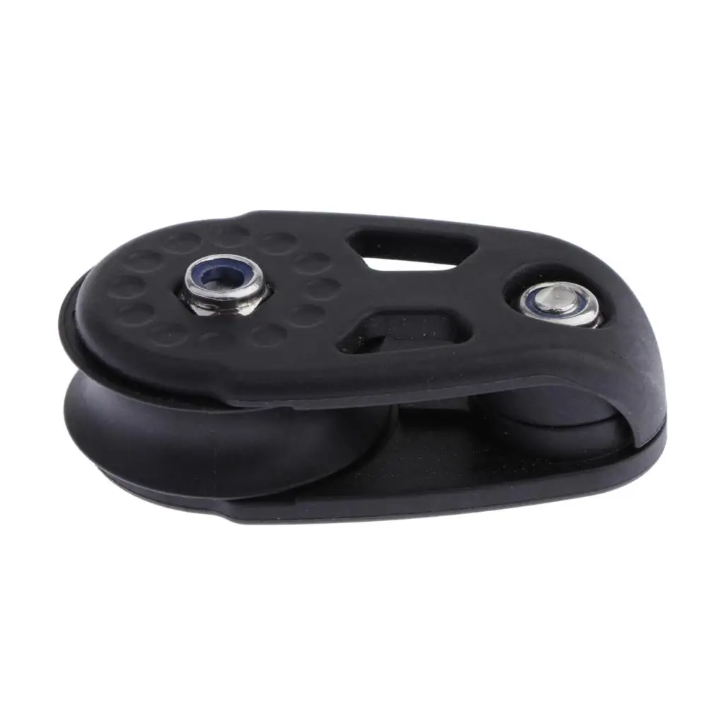 Rope Single-sheaved Pulley Wheel Block Tackle Chain Lifting Wheel Sheave Kayak Caone Boat Hardware