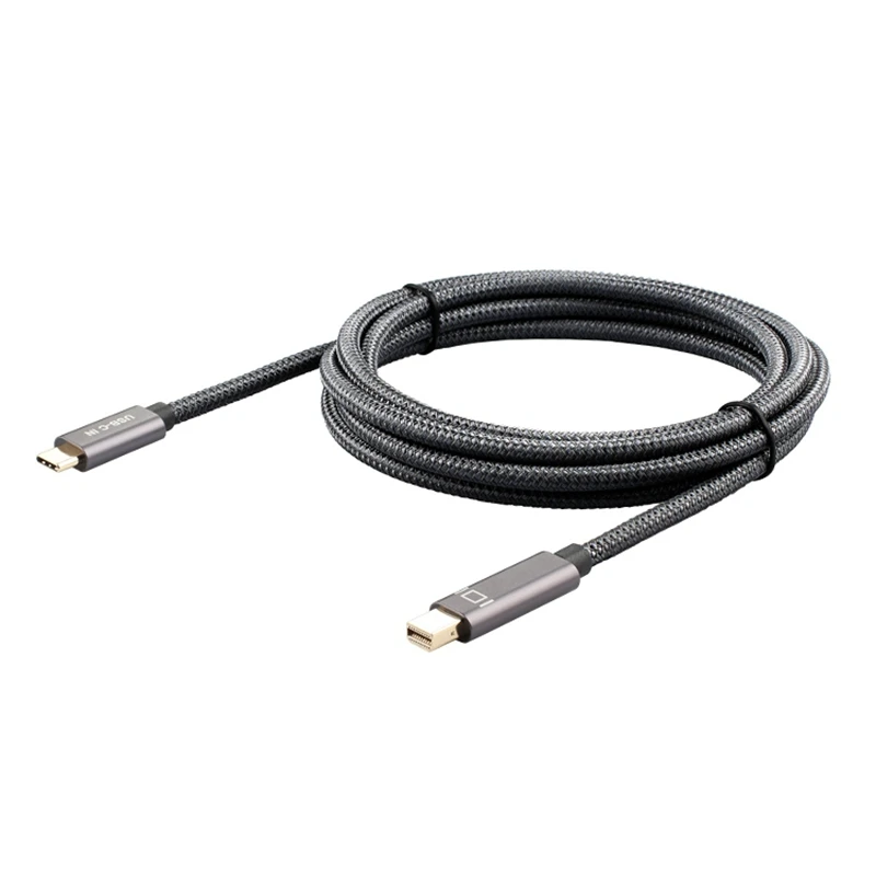 

USB C To Mini DisplayPort(4K@60Hz), Thunderbolt 3 To Display Port Cable Compatible with MacBook Pro 2017/2016/Pro, Galaxy S10/S9