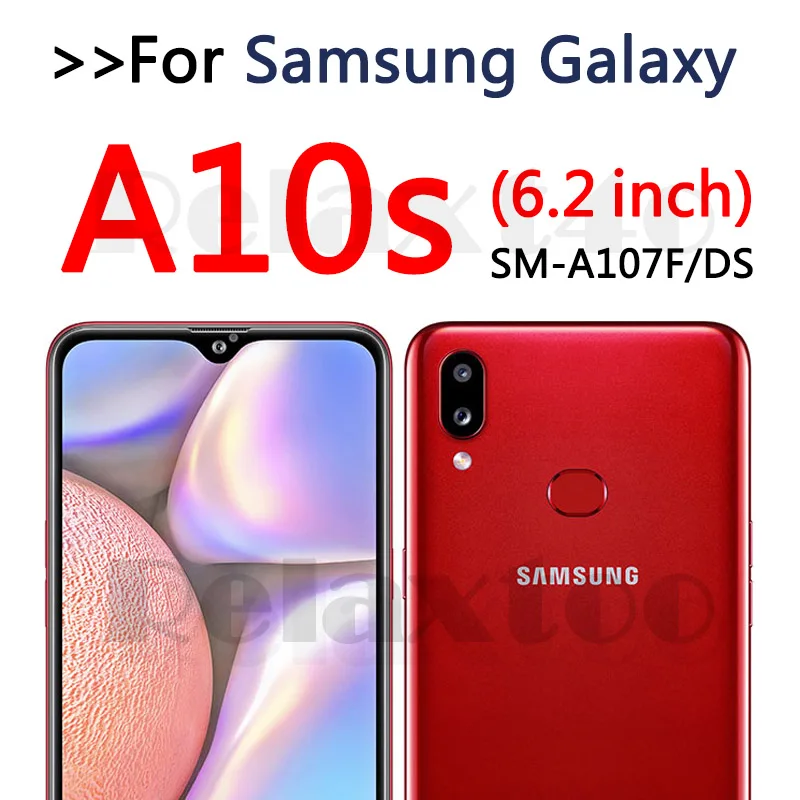 Black Защитное стекло для samsung A10S протектор экрана на samsung Galaxy A10 s закаленное стекло a 10 s sm-A107F дисплей для автомобиля 9h - Color: Black