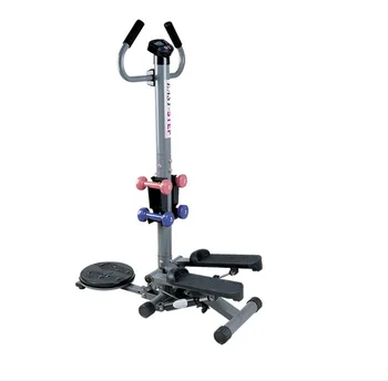 

Multifunction Machine Stepper With Handrail Twist Waist Slim Body Pull Dumbbell Leg Fitness Training Equipment Home Steppers