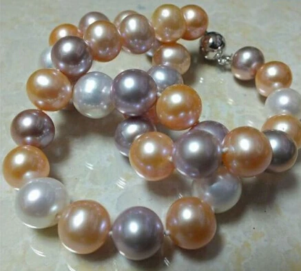 SOUTH SEA NATURAL WHITE PINK PEARL NECKLACE | Украшения и аксессуары