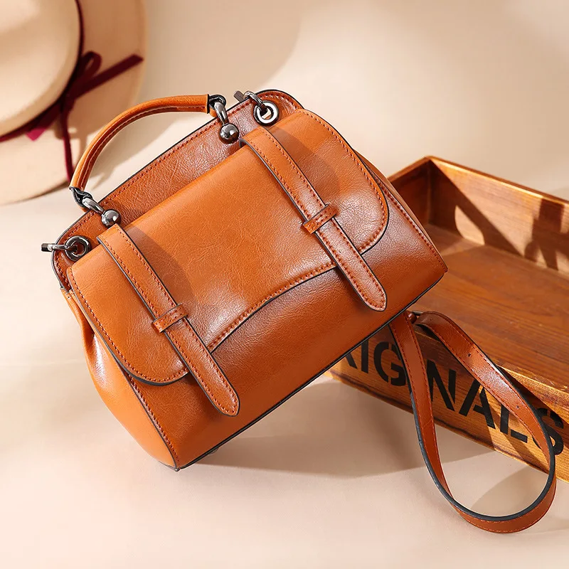 

New Style WOMEN'S Bag Korean-style Fashion Shoulder Bag Simple Solid Color Messenger Bag Hand Bag