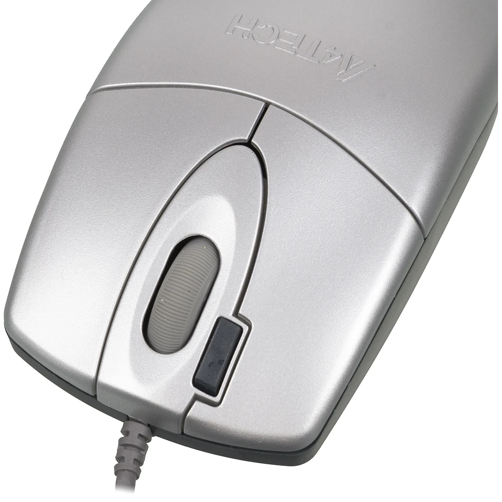 Мышь A4 OP-620D серебристый оптическая(1000dpi) USB(3but