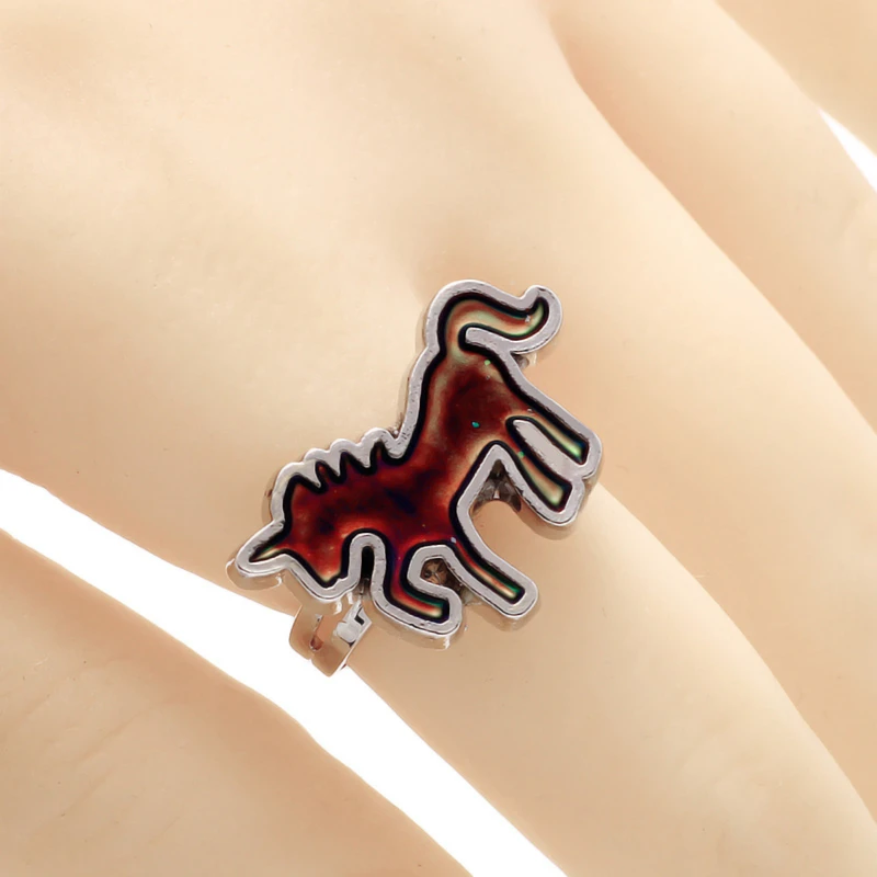 Adjustable color change unicorn mood ring 1pc