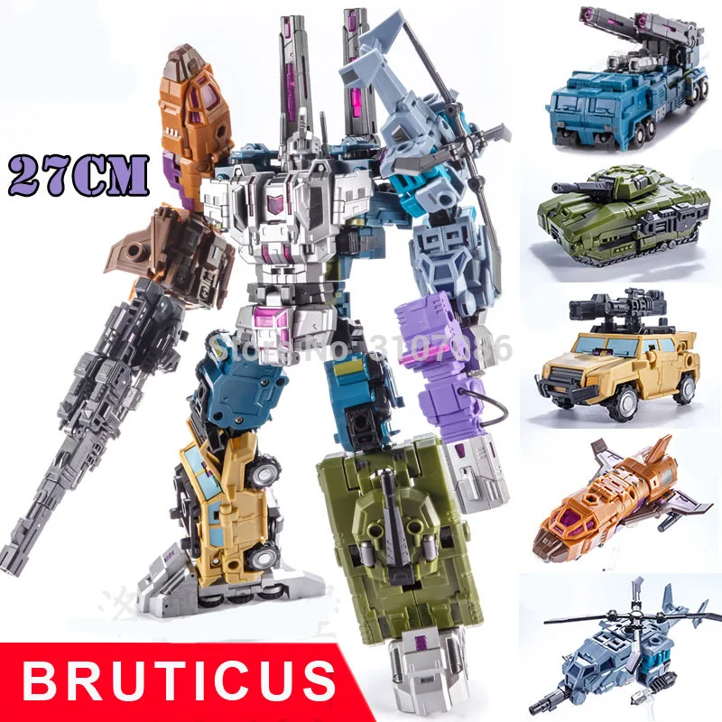 PocketToys трансформер G1 PT05 фотография 5 в 1 экшн фигурка большой робот игрушки без