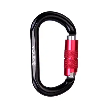 

New Outdoor Climbing Carabiner Professional Tension O-shape Automatic Lock Carabiner Mountaineering Multi Function Tools