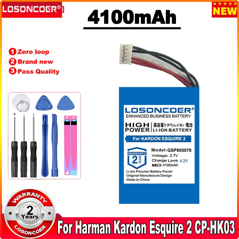 

LOSONCOER 4100mAh GSP805070 Battery For Harman Kardon Esquire 2 Speaker Batteries