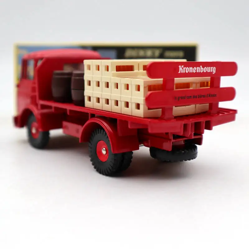 Atlas Dinky игрушки 588 плато Brasseur Berliet GAK Camion красный литье под давлением модели Коллекция грузовик