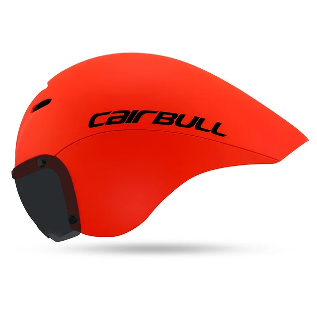 Горячая CAIRBULL VICTOR Велоспорт Шлем Магнитные очки дорожный велосипед шлем триатлонная гонка на время шлем пневматический велосипед с камерными шинами шлем Кепка - Цвет: Оранжевый