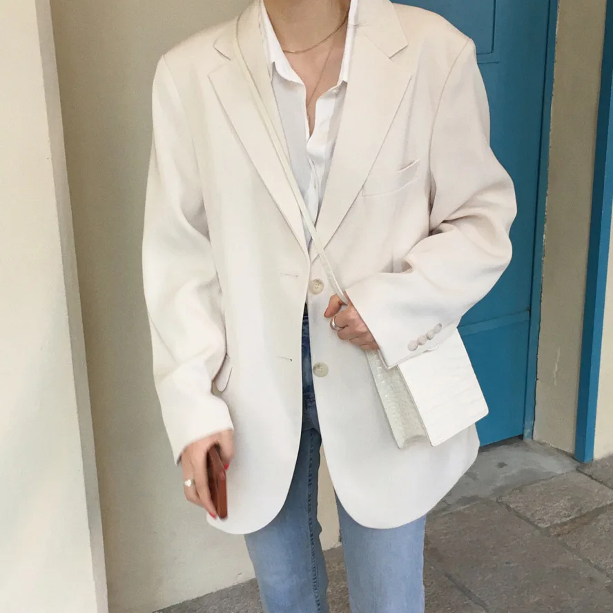 

South Korea Early Autumn New Style Elegant Simple British-Style Suit Jacket