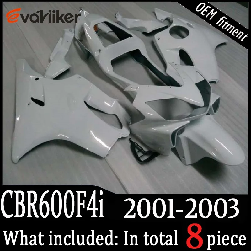 Заказной обтекатель мотоцикла для CBR600F4i 2001-2003 ABS пластиковые мотоциклетные панели литьевой формы черный+ подарки