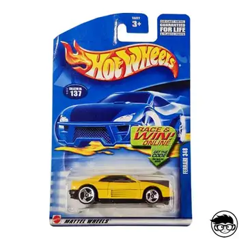 

Hot Wheels Ferrari 348 2002 Collector nº 137 long card