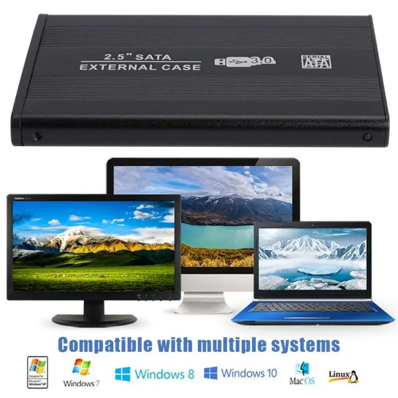 2,5 дюймов жесткий диск SATA и USB3.0 для USB3.0 8T внешний корпус HDD для ноутбука Высокое Скорость адаптар для жестких дисков для Mac OS 8,6