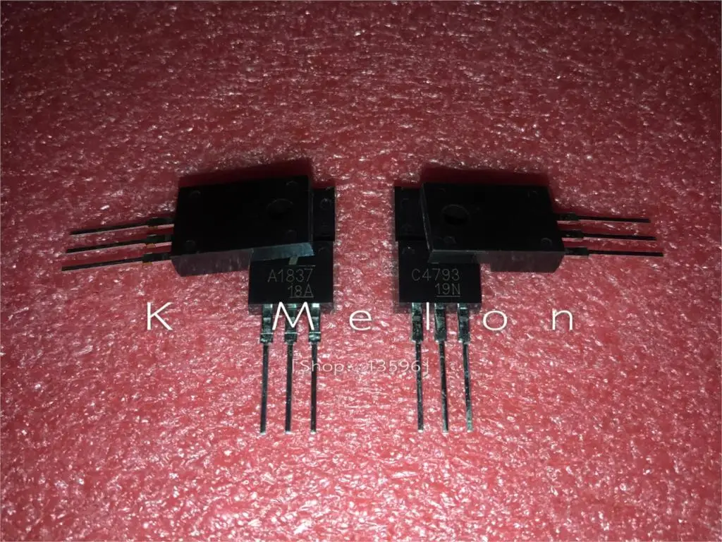10 пар 2SA1837 A1837 + 2SC4793 C4793 TO-220F 1A 230V 20W | Обустройство дома