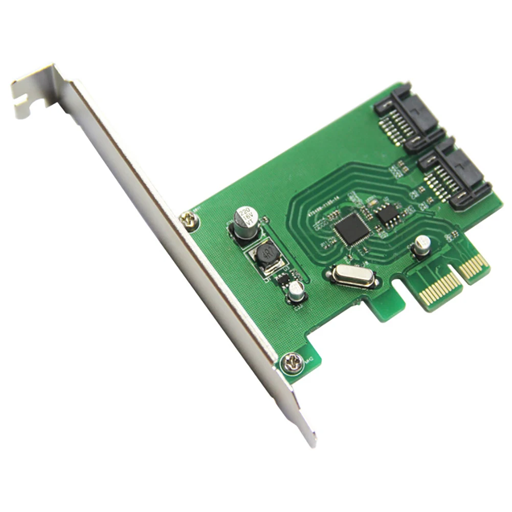 PCI-E к SATA3.0 мини прочный профессиональный CD горелки высокая скорость 6 Гбит/с адаптер расширение карты конвертер для ПК 2 порты доска