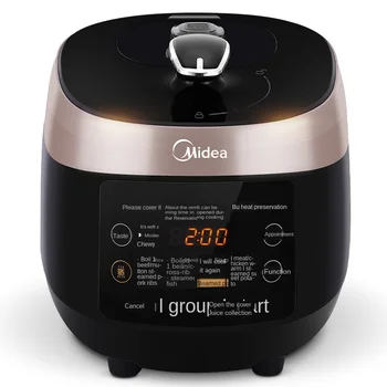 

Wqs50f3 Electric Pressure Cooker Smart Reservation Household Double-liner Pressure Cooker Rice Pot 5L Black Crystal Metalworking