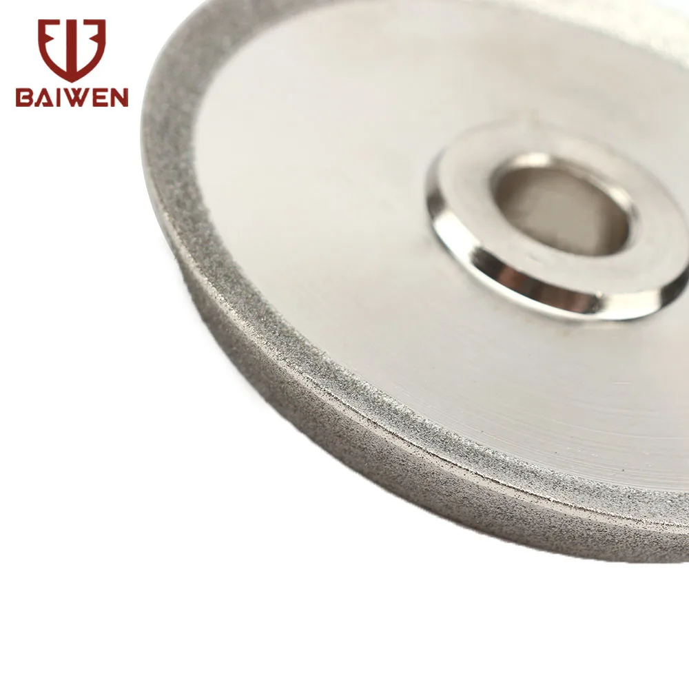 78mm Diamond Grinding Wheel Circle Sharpener Disc Dish Grinder for Carbide Metal Tungsten Steel Milling Cutter Tool 1/2'' Bore
