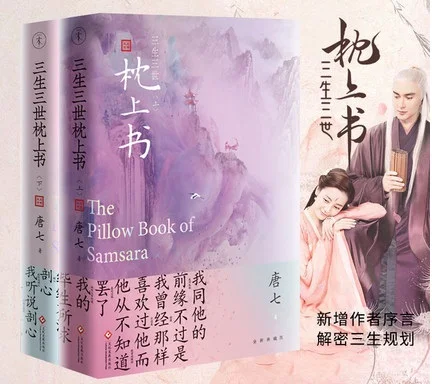 1 Libro Cinese Adulto Popluar Romanzo Immortal Hero Love Story To The Sky Kingdom Sanshengsanshi Il Cuscino Di Samsara Book Tang Qi