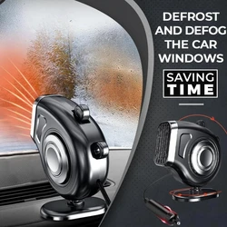 Chauffage Portable pour voiture, dégivreur, désembuage, désembuage, ventilateur, pour la conduite, 12V/24V 