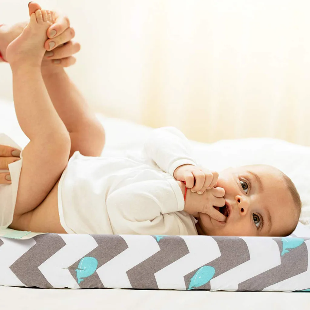 2 шт. многофункциональный складной коврик для новорожденных с мультяшным принтом
