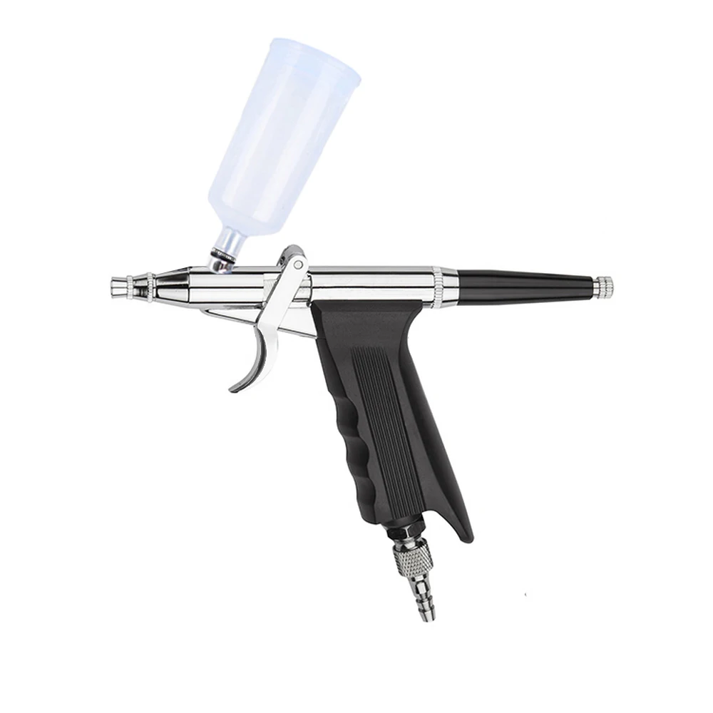 Double Action Gravity Feed Spray Gun Three Calibre Art Airbrush Rouge  Airbrush Toy Leather Handicraft Touch-up Airbrush - AliExpress