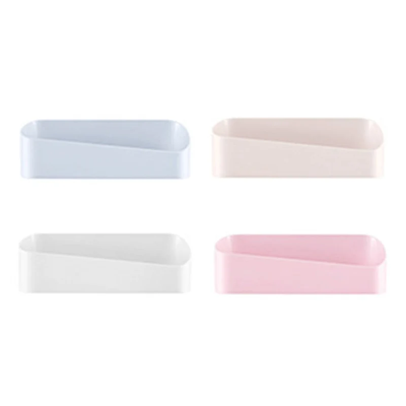 

4 Pcs Wall-Mounted Storage Racks Home Living Toilet Kitchen Storage Organizer Bathroom Supplies Hanging Shelf Holder Organizer