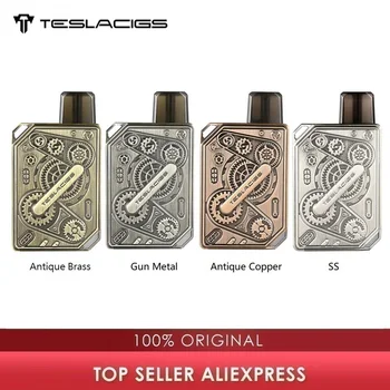 

Pod System Original Tesla Punk Pod Vape Kit with 600mAh Battery & 1.2ml Pod Mod Pod Kit Tesla Punk E CIG vs Drag nano/ Vinci X