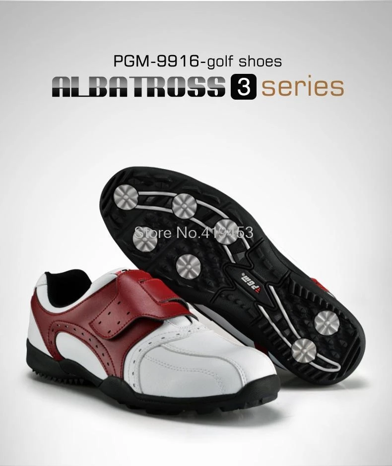 Новинка, Аутентичные водонепроницаемые мужские туфли для гольфа, хорошее качество, мужская обувь, нескользящая спортивная обувь# B1337