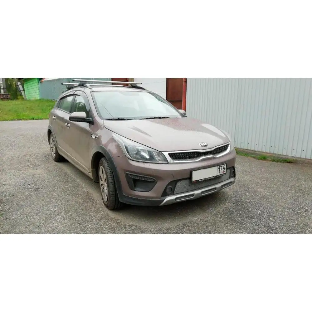 Защитная сетка на решетку радиатора KIA RIO X-Line->