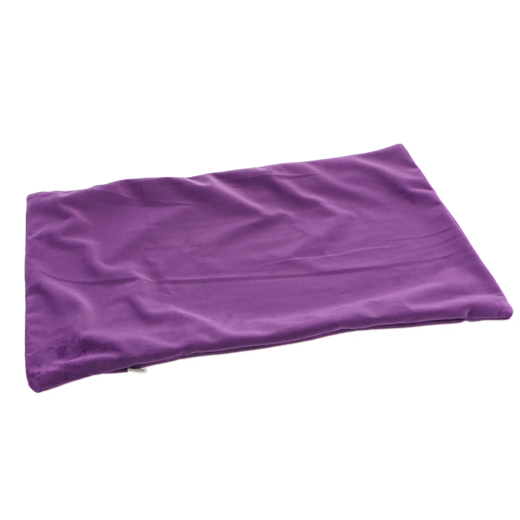 Soft Velvet Solid Color Throw Pillow Covers Cushion Case Dark Purple Warm Pillowcase Rectangle Pillow Cases Standard