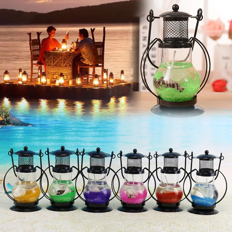 

Retro Kerosene Lamp Home Restaurant Candle Light Decoration Random Color
