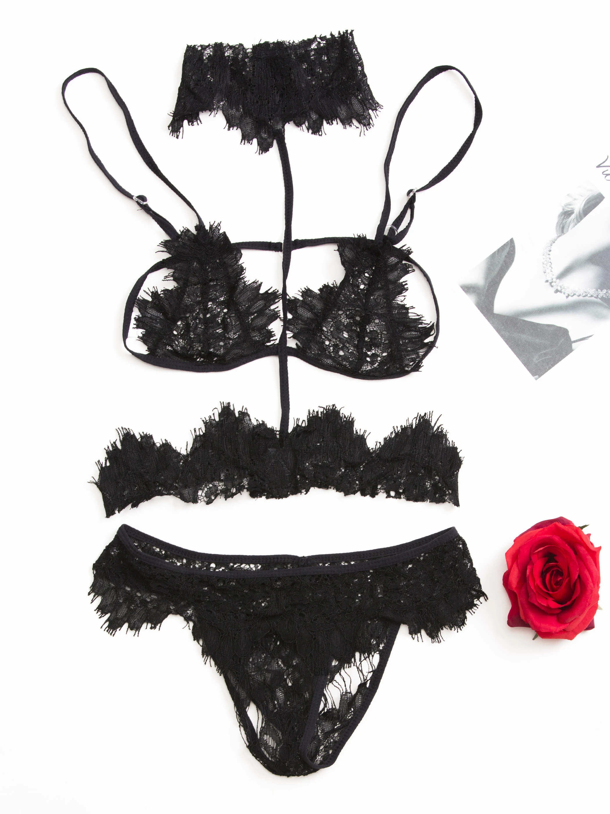 Black underwear sets Clearance