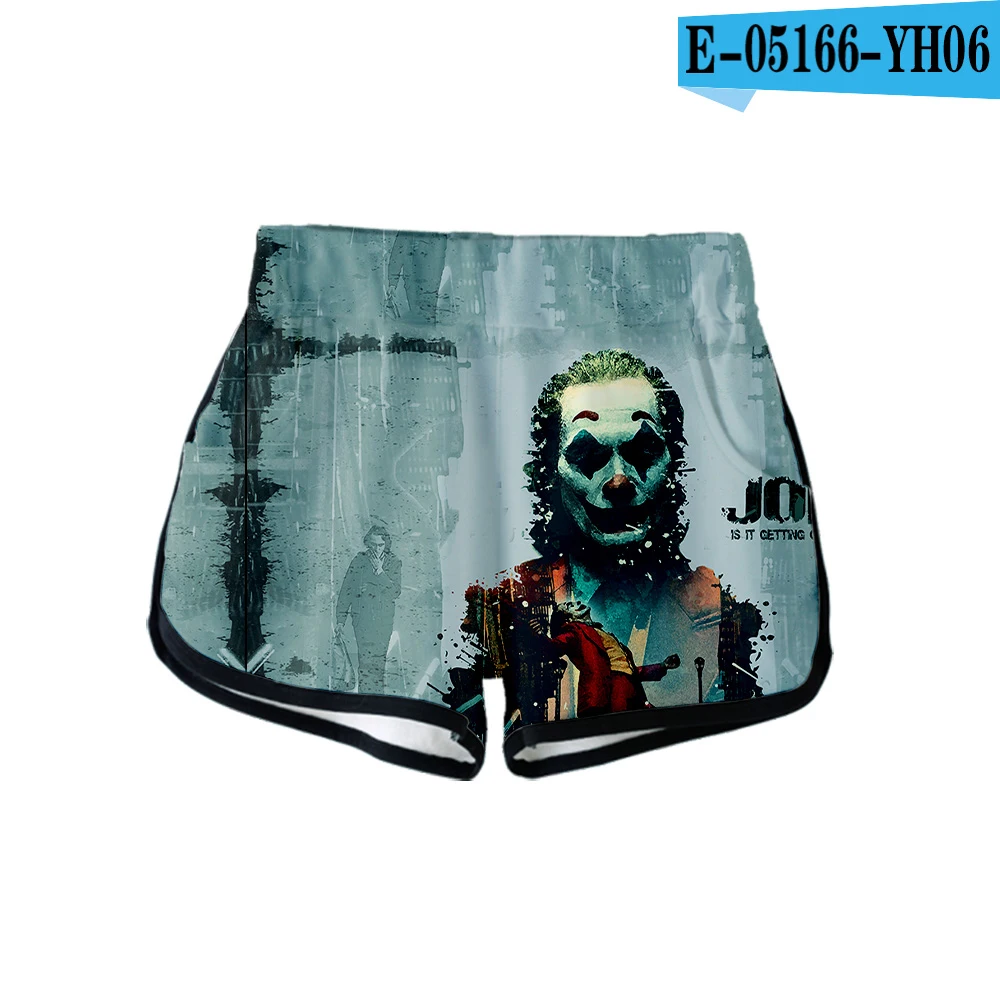 Frdun Tommee Movie Joker, Joaquin, Phoenix, Arthur Fleck, 3d принт, летние женские повседневные милые шорты для девушек,, сексуальные шорты, одежда - Цвет: YH06