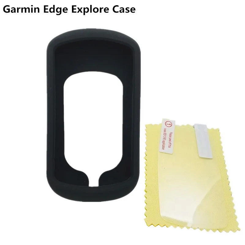 Generic-Bike-Gel-Skin-Case-Screen-Protector-Cover-for-Garmin-Edge-Explore-GPS-Computer-Quality-Black