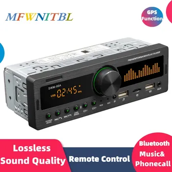 

1 Din Autoradio 12V 1din Car Radio Bluetooth Car Stereo In-Dash MP3 Player Phone AUX-IN FM/USB/Radio Remote Control Car Audio