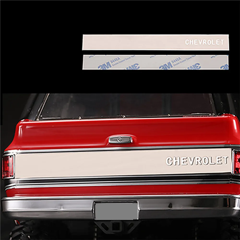 

Anti-Scratch Plate Rear Metal Tail Panel Decorative Board for 1/10 TRAXXAS TRX4 TRX-4 T4 Chevrolet K5 Blazer RC Car Parts
