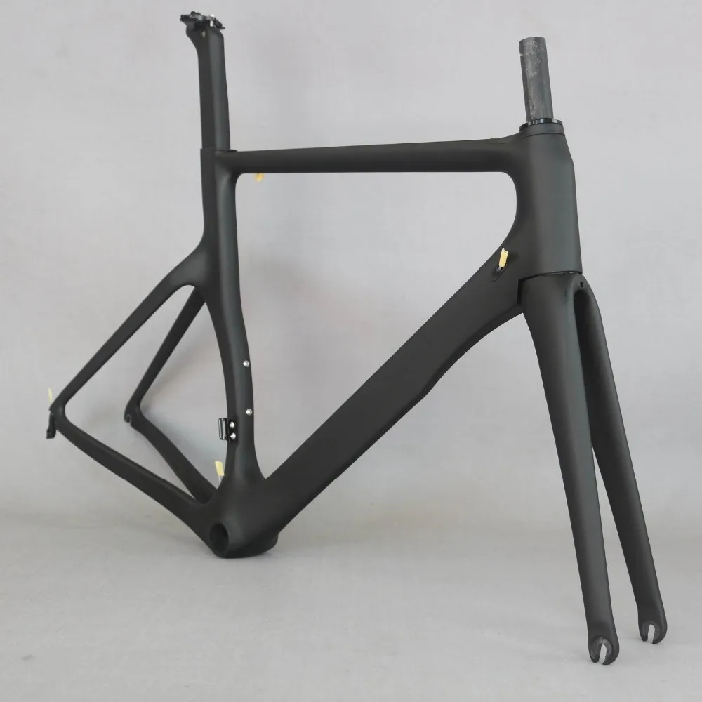 Best 2019 new Aero design Ultralight  carbon road bike frame carbon fibre racing bicycle frame700c  accept painting 1