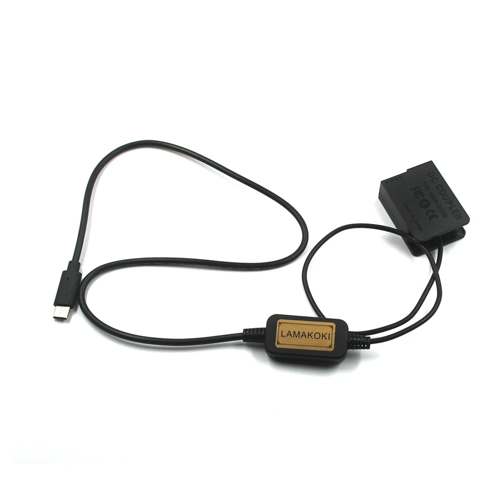 Usb C кабель питания PD 12 В искусственная батарея для lumix DMC GH2 GH2K GH2S G81 G85 GX8 FZ1000 FZ2500 G6 G7