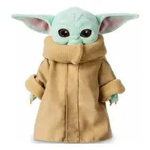 2020 30cm 12 polegada bebê yoda brinquedos de pelúcia macio animais de pelúcia bonecas para crianças idades 3 e acima do personagem yoda criança azul(China)