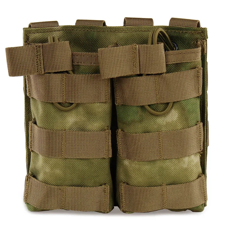 FG ActionUnion Тактический Подсумок 1000D нейлон двойной 5,56 Molle Camo быстро маг сумки клип сумка военная армия страйкбол охота - Цвет: FG